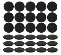 PRETYZOOM 100 Piezas Almohadillas Antideslizantes Autoadhesivas de Espuma Eva Negras para Patas de Muebles, Protegen Suelos y Evitan Movimientos, Ideales para Hogar y Oficina
