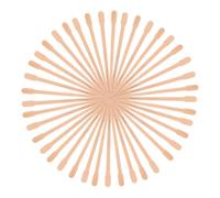 PRETYZOOM 100 piezas Palitos de Cera de Madera Unidades Aplicadores Ovalados para Depilación Facial y Corporal Espátulas Seguras sin Bordes Afilados para Eliminar Vello Nasal Cejas Salones
