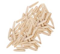 PRETYZOOM 100 piezas Unidades Tapones Oblicuos Madera Maciza Accesorios Localizador Carpintería para Bloqueo Orificios Muebles Mesas Sillas Armarios Fácil Instalación Duraderos