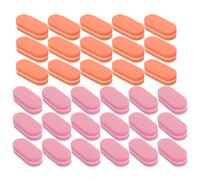 PRETYZOOM 100piezas Bloques de Lijado de Uñas Mini Limas de Esponja para Uñas Naturales Pulidores de Doble Cara para Manicura Acrílica Salón
