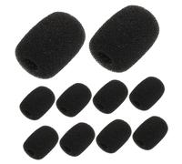 PRETYZOOM 10piezas Funda De Esponja Para Micrófono Parabrisas De Espuma Protectora Compatible Con Micrófonos De Solapa Vs y Vs Filtro De Espuma Para De Diadema