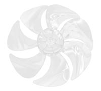 PRETYZOOM 12 Inches Aspas de Ventilador Palas de Ventilador Plástico de 7 Hojas Con/Sin Tuerca para de Techo de Pie Mesa Hojas Repuestos