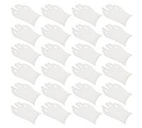 PRETYZOOM 12 Pares Guantes de Algodón Blancos para Trabajo Barrera Protectora y Diseño Elástico, Tallas Grandes y Pequeñas, Ligeros y Resistentes para Inspección de Joyas y Manejo de