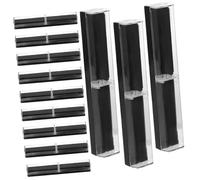 PRETYZOOM 12 Piezas Estuche Plástico Translúcido para Bolígrafos Unidades Caja Vacía para Plumas y Lápices Organizador Ligero para Almacenamiento y Exhibición Regalos y Ceremonias