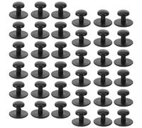 PRETYZOOM 120 Botones Negros para Coser, Tamaño Pequeño 7mm Cabeza 12mm Base, Botones de Plástico Abs para Uniformes de Chef en Cocina, Restaurante y Hotel, Accesorios para Chaquetas