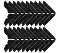 PRETYZOOM 120 Unidades Protectores de Esquinas de Hierro Negro para Álbumes y Cuadernos, Diseño Triangular Vintage Tallado, Protege Bordes y Ofrece un Acabado sin Costuras para Scrapbooking