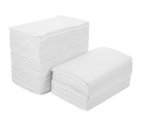 PRETYZOOM 125 Manteles Desechables para Manicura Blancos, Tapetes Absorbentes para Mesa de Uñas, Almohadillas Limpias de Papel para Salón y Práctica Profesional