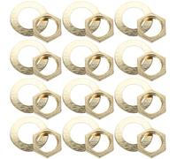 PRETYZOOM 12pcs Kit Reloj DIY - Arandelas y tuercas de metal y goma para reparación de relojes de cuarzo Accesorios de montaje preciso