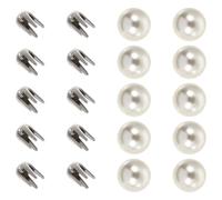 PRETYZOOM 150 juegos Remaches de Perla Redondos sin Duraderos y Resistentes para Manualidades DIY Accesorios para Bolsos y Ropa Tornillos Decorativos para Costura y Bricolaje