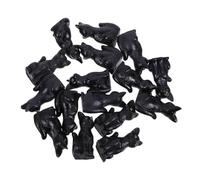 PRETYZOOM 16 Piezas Microdecoración paisajística pequeña Estatua de Gato de Escritorio Mini Figura de Figuras de Gato de Escritorio Halloween Dollhouse Micro Paisaje Resina