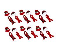 PRETYZOOM 18 Juegos Juego de Botellas de Vino Sombrero de Botella Adorable Botella de Vino de Navidad decoración Bufandas navideñas Botella adornar Mini Sombrero de Navidad