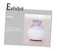 PRETYZOOM 18 Piezas Conjunto de Jarrones Miniatura de Resina para Micro Decoración Realista para Casas de Muñecas Accesorios Gris y Marrón para Fotos y Colecciones