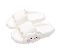 PRETYZOOM 1par Zapatillas Antideslizantes De Nube Pvc Para Baño Zapatillas De Verano Suaves Para Interior y Exterior Diseño Único y Cómodo Talla