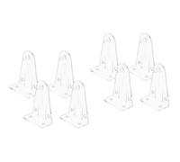 PRETYZOOM 2 Juegos Clips De Sujeción Inferiores para Persianas Clips De Espejo Lamas De Repuesto para Persianas Verticales Carril Persianas Romanas para Ventanas Tapones Pompón 4 Uds * 2