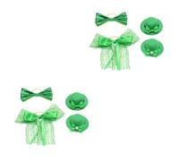 PRETYZOOM 2 Juegos Tapa De Botella Irlandesa Fiesta Vino Patricio Delirio Vasos De Decoración Calle. Artículos para El Día De Patrick Mini Sombrero Paño Cepillado Eva 4 Uds * 2