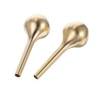 PRETYZOOM 2 Mini Jarrones para Arreglos de Flores de Cobre Dorado con Larga Durabilidad Jarrón Compacto y Estilo Moderno para Decoración del Hogar