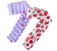 PRETYZOOM 2 Pares Protector Solar Mangas Refrescantes para Brazos de Seda Transpirables, Efecto Refrescante, Protección Uv, para Yoga y Ciclismo en Exteriores Estilo Varios estilos