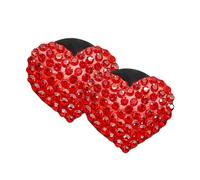 PRETYZOOM 2 Piezas Accesorios De Amor Coche Ambientador Aroma Del Coche Accesorios Para Automóviles Perfume De Coche Automotor Olores De Coche Accesorios Interiores Del Coche Rojo Vidrio