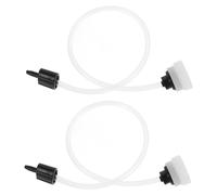 PRETYZOOM 2 piezas Adaptador de Manguera Flexible para Sellado al Vacío Accesorio para Tubos de Bolsas de Vacío Fácil para Conservación Prolongada de Alimentos y Objetos