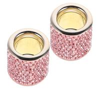 PRETYZOOM 2 Piezas Anillo de Reposacabezas de Coche Gemas de Imitación Decoración para Coche Accesorio para Reposacabezas para Asiento