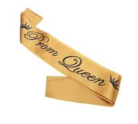 PRETYZOOM 2 Piezas Banda De La Reina del Baile De Graduación Fajas De Faja De Satén De Graduación Ropa En Banda De La Reina De Graduación Faja Rey Flash Novia Temporada De Graduación