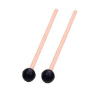 PRETYZOOM 2 piezas Baquetas Percusión para Lengua con Cabeza de Goma Palos Pulidos sin Rebabas Herramienta Práctica para Marimba y Xilófono Diseño Seguro y Tono