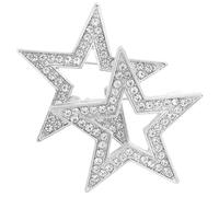 PRETYZOOM 2 Piezas Broche Estrella de Cinco Puntas Broche para Trajes Chales y Mochilas para Fiesta Ceremonia o Despedida de Soltera