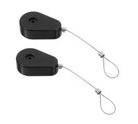 PRETYZOOM 2 Piezas Caja De Cable Antirrobo Caja De Cerradura De Correa De Cable Retráctil De Acero Telescópico Antirrobo para Cerradura De Retráctil De Seguridad