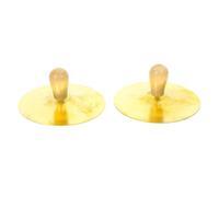 PRETYZOOM 2 piezas Címbalos de Dedo de Cobre para Danza del Vientre de Instrumento Musical Infantil para Educación y Espectáculo Escenario