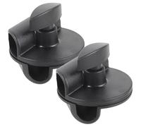 PRETYZOOM 2 piezas Clips para Micrófono Brazo Ajustables Abrazaderas Giratorias para Soporte Boom Montaje Escritorio para Micrófono Profesional