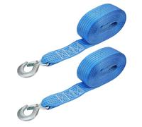 PRETYZOOM 2 Piezas Correa de Remolque Manual de Alta Resistencia para Vehículos con Gancho Diseño Duradero y Longitud para Servicio Pesado Exteriores