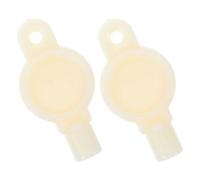 PRETYZOOM 2 Piezas Llave para Dispensadores de Toallas de Papel Higiénico Comercial, Accesorio Abs Beige Fácil de Limpiar y Reemplazar para Dispensador de Papel en Baño