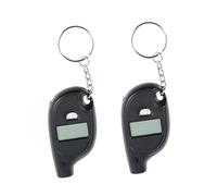 PRETYZOOM 2 Piezas Manómetro Digital Profesional para Neumáticos Pantalla Clara Diseño Ergonómico Antideslizante con para Coche y Camión
