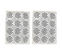 PRETYZOOM 2 Piezas Molde de Silicona para Constelaciones, Doce Moldes, Blanco, Flexible y Fácil de Limpiar, para Manualidades y Decoraciones