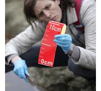 PRETYZOOM 2 piezas Pegatina Medidor Agua Autoadhesiva Para Piscina y Tanque Herramienta Medición Precisa Agua Roja