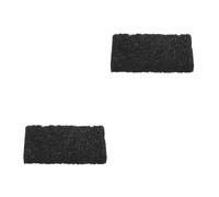 PRETYZOOM 2 Piezas Piedra de Lava Negra Rectangular para Aromaterapia, | Roca Volcánica Porosa, Acabado Negro Mate, Mantenimiento Sencillo, para Dormitorios y Oficinas