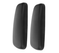 PRETYZOOM 2 Piezas Rodilleras De Coche Automotor Almohadilla Pasajero Apoyo Multifuncional Ergonómico Centro Coches Codera De Coche Soporte Para Muslos Reposapié Black Poliuretano