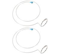 PRETYZOOM 2 Piezas Soporte de Lupa Ajustable de Acero para Reparación de Relojes con Aro Pequeño para Fijar Lupa y Aro para Sujeción Cabeza Ligero y Flexible Color Aleatorio Color Aleatorio