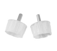PRETYZOOM 2 Piezas Topes de Toldo Retráctiles de Motor Tubular Conector de Rodillo Cuadrado a Redondo, Material Plástico E Hierro, Compatibles para Carpas y Toldos en Patios Comerciales