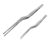 PRETYZOOM 2 Series Pinzas Inoxidable Para Comida Pinzas De Precisión Para Cocina Y Bbq Para Restaurantes Y Uso Doméstico 2 Piezas*2
