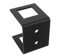 PRETYZOOM 2 Soporte Negro Pared para de Remolque Enganche Pulgadas | Acero Resistente, Montaje con Tornillos, Evita Accidental el Suelo, para Garaje y Rv