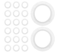 PRETYZOOM 20 Anillos de Goma para Sensor de Asistencia de Estacionamiento Trasero, Juntas de Sellado Aplicables de Caucho Resistentes a Altas Temperaturas para Parachoques, Kit