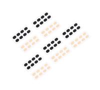 PRETYZOOM 20 hojas Almohadillas Nasales de EVA Antideslizantes para Gafas Unidades Rosas Negras Diseño Cómodo sin Presión Adhesivas para Reemplazo y Seguro de