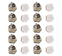 PRETYZOOM 20 piezas Broches para Ropa Mujer Botones de Seguridad para Camisa y Chal Decorativos Antiexposición con Diseño de Perla y Accesorios Versátiles para Prendas y DIY