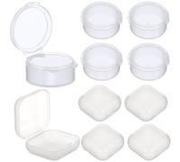 PRETYZOOM 20 Piezas Estuche para Tapones de Oídos, Organizador de Joyas, PP, Mini, Compacto y Multifuncional, para Viaje y Uso Diario