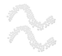 PRETYZOOM 200 Cuentas Sueltas ABS de Perlas Sintéticas Irregulares Orificio Recto Perlas para Bisutería DIY Materiales para Hacer Collares y Pulseras Paquete de 200 Piezas para Joyería