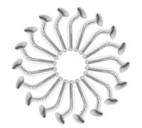 PRETYZOOM 200 Unidades Pasadores Compatibilidad de Seguridad para Estanterías de Almacén en Acero al Carbono y Alta Resistencia para Sistemas de Almacenamiento Industrial