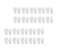 PRETYZOOM 24 Pares Guantes de Protección de Algodón Blancos para Trabajo Industrial y Manual, Ligeros y Fáciles de Usar para Protección Segura Manos