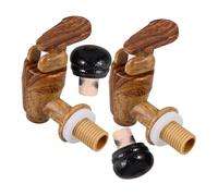 PRETYZOOM 2juegos Kit De Reemplazo De Grifo Y Tapón para Barril Vino Accesorios Vintage para Barricas Vino Blanco Y Tinto Tapón Antigoteo Grifo Sustituible Mantener La Frescura del