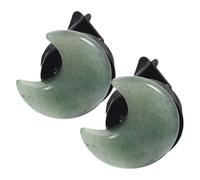 PRETYZOOM 2piezas Clip De Perfume De Luna Para Rejilla De Ventilación De Coche Decoración Interior De Coche Forma De Luna Clips Bonitos Para